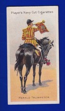 HERALD TRUMPETER 1905 IMPERIAL JOHN PLAYER & SONS RIDERS OF THE WORLD #9 EX-EXMT