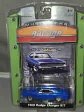 *READ*GreenLight 1968 Dodge Charger R/T 1:64 Diecast Muscle Car Garage -