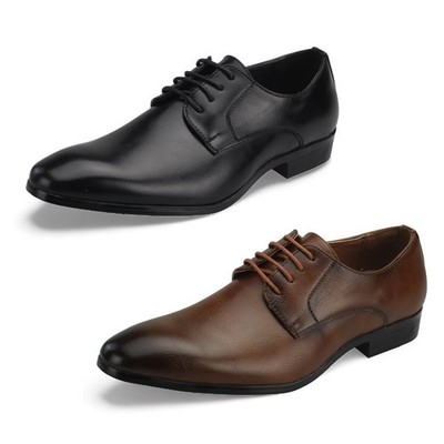 Herren Halbschuhe Business Schuhe Anzugschuhe Schnürschuhe Leder-Optik 38-41