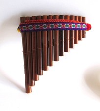 Pan Pipes Antara Flauto Principianti Livello Bel Suono Artigianale Made In Peru 6"W
