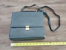 Vintage Genuine Leather 7 Ring Locking Binder...