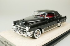 Cadillac série 62 cabriolet softtop 1949 - noir - timbre 1/43 STM49302