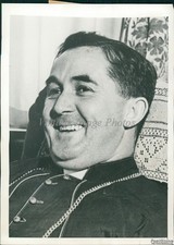 1943 Photo Bishop Thomas Ja Wade Providence R.I Helped Liberate Solomons Ww2 5X7