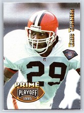 1995 PLAYOFF PRIME CARD # 116 Eric Turner - Cleveland Browns