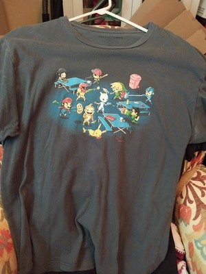 teeturtle shirt large nintendo characters 