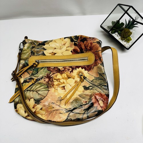 maurizio taiuti Floral Leather Shoulder/crossbody Bag - Picture 9 of 9