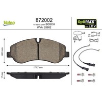 Valeo 872002 Bremsbelagsatz FüR Ford Transit V362 Tourneo V362 F3 FY FZ