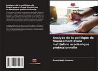 Rumbidzai Masawu | Analyse De La Politique De Financement D'une Institution...