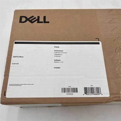Dell Pro Micro QMC1250 Ultra 5 235T 16GB 512GB SSD WiFi 6E W11P - VD5D2