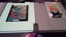 NES 4 GAME LOT Crystal Mines, Jackal, Rad Racer, Life Force