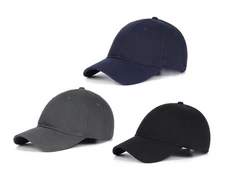 Zylioo XXL Baseball Cap 100% Cotton, Adjustable Dad Hat 23.5"-25.5" for Big H...