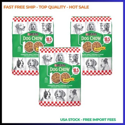 3P Purina Dog Chow Complete, Dry Dog Food Adult Dogs High Protein Real Chicken