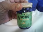 Antique Vicks Vaporub 3.5 inch Cobalt Blue Bottles Set of 4 — photo 2