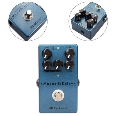 Brandneu Hochwertiges Effektpedal Effektpedal 5 Knöpfe Verzerrung Overdrive