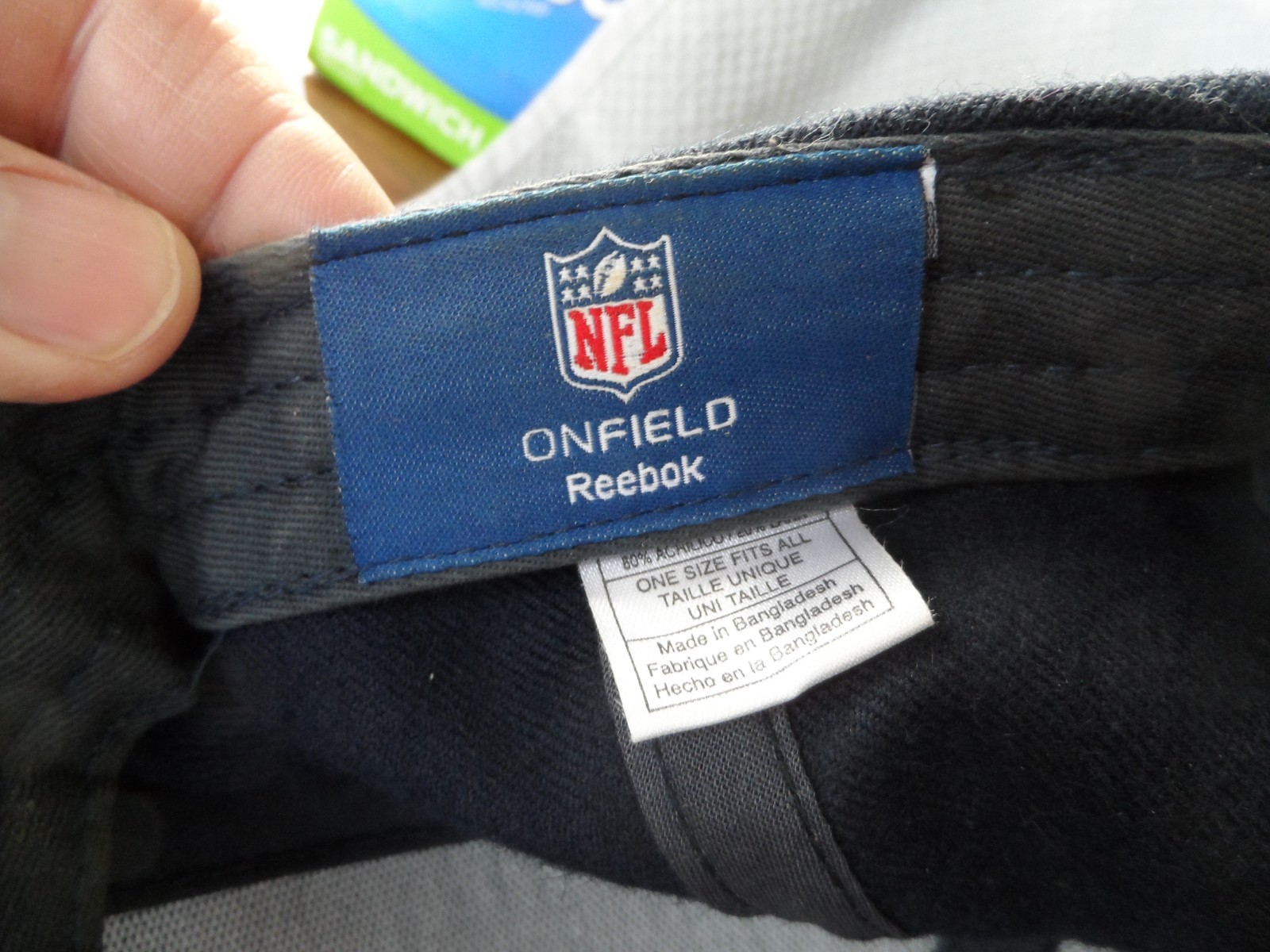 CHICAGO BEARS REEBOK ONFIELD CAP LIGHTLY USED? X-423 thumbnail 5