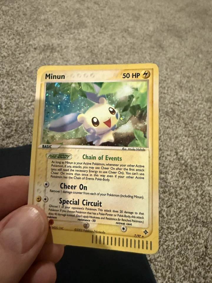 Minun 7/97 EX Dragon Holo Rare Pokemon - Image 2 of 4