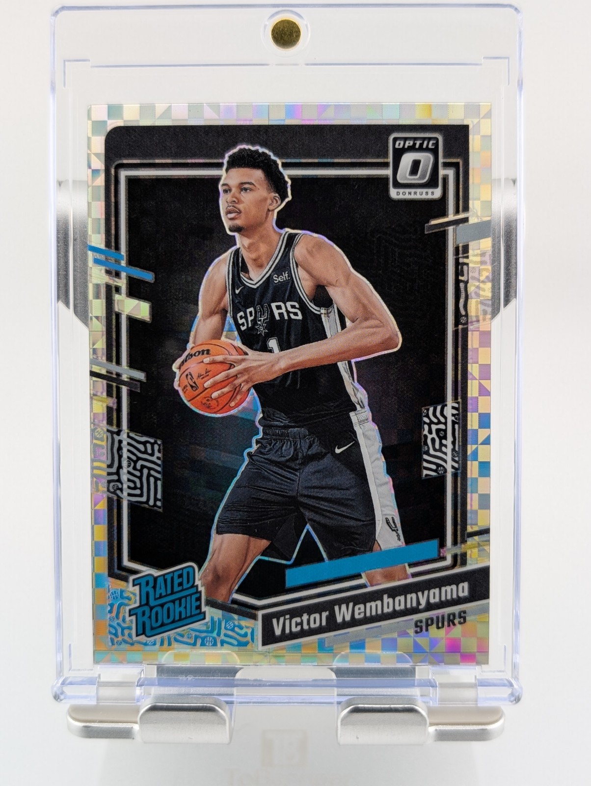2023 Donruss Optic Victor Wembanyama Checkerboard Rated Rookie #225