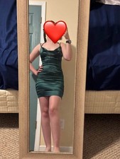 Green homecoming dress- women’s size small
