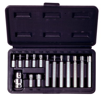 FOR KS TOOLS NARZ�DZIA 911.5020 10MM BIT SET, 15 PCS, TORX