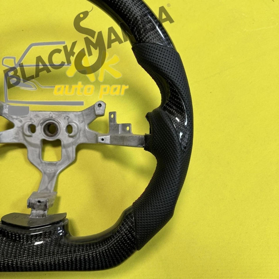 Carbon Fiber Steering Wheel Fit for Chevrolet Corvette C6 ZR1 Z06 2006-2013 Foto 4 de 4