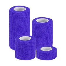 1"/2"/3"/4" 4 Pcs 5 Yard Self Adhesive Bandage Wrap Self Tape Dark Blue