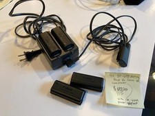 4x BP-608 Battery Pack for Canon ZR camcorder w power adapter
