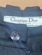 CHRISTIAN DIOR / JOHN GALLIANO VINTAGE 100 AUTHENTIC RARE RUNWAY PANTS BLACK