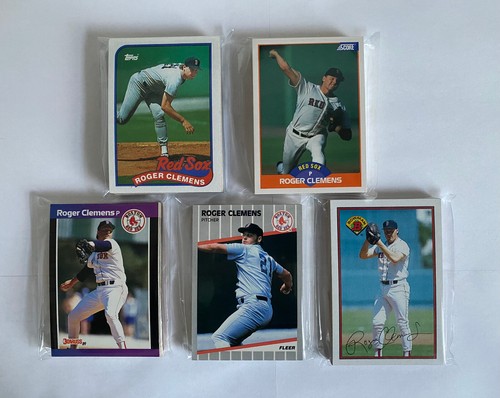 Boston Red Sox 1989 Topps, Score, Donruss, Fleer, Bowman base team sets-5 sets - 第 1/6 張圖片