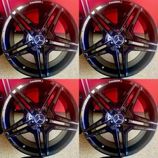 18 Inch Mercedes Gloss Black Wheels Rims Set4 New 188.5 Fits E300 E350 E550 Amg