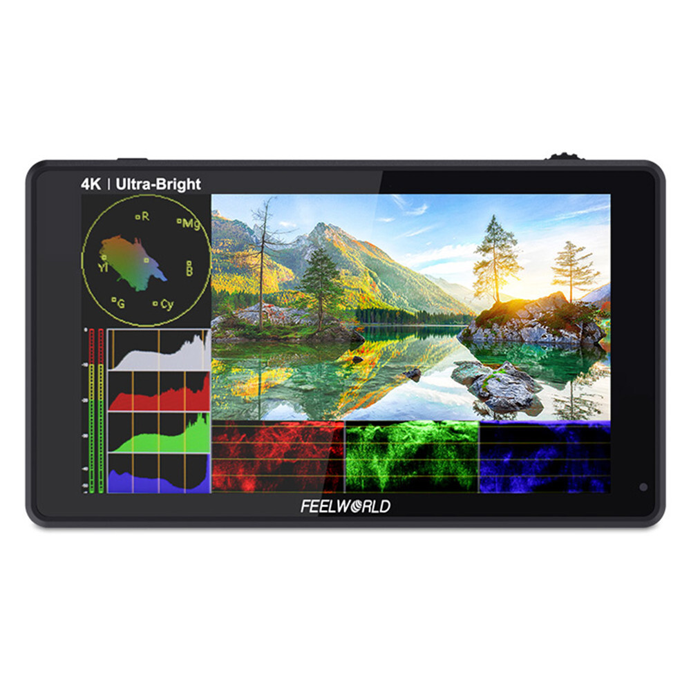 FEELWORLD LUT6 6 inch DSLR Camera Field Monitor 2600nit 4K HDMI