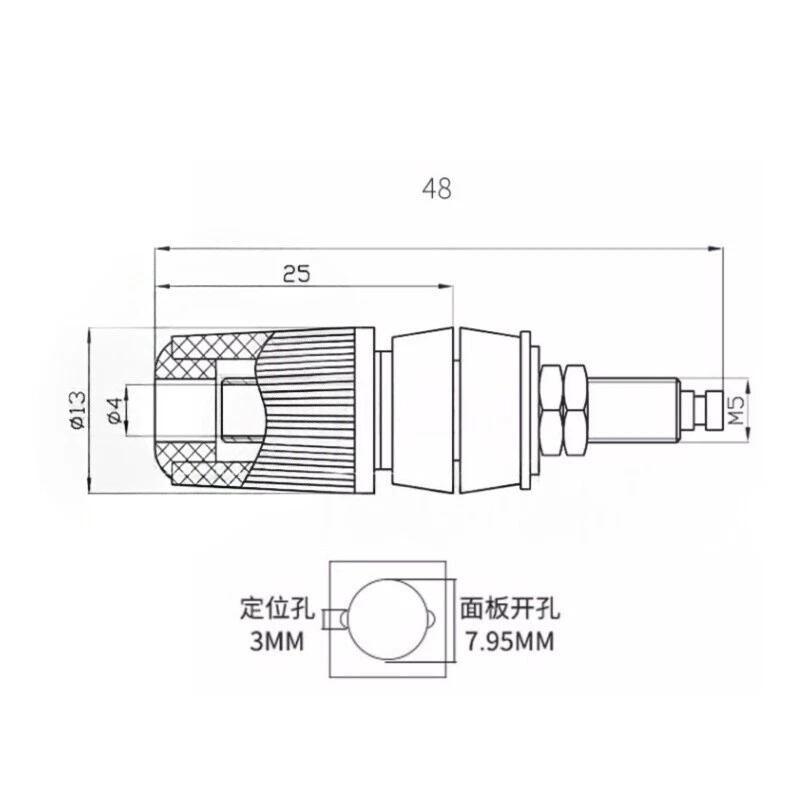 Banana Plug Jack Binding Post Socket Connector Red Black Blue Yellow Green 4mm - Image 3 of 3