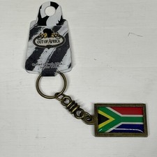 Out of Africa South Aftica Flag Keychain NWT