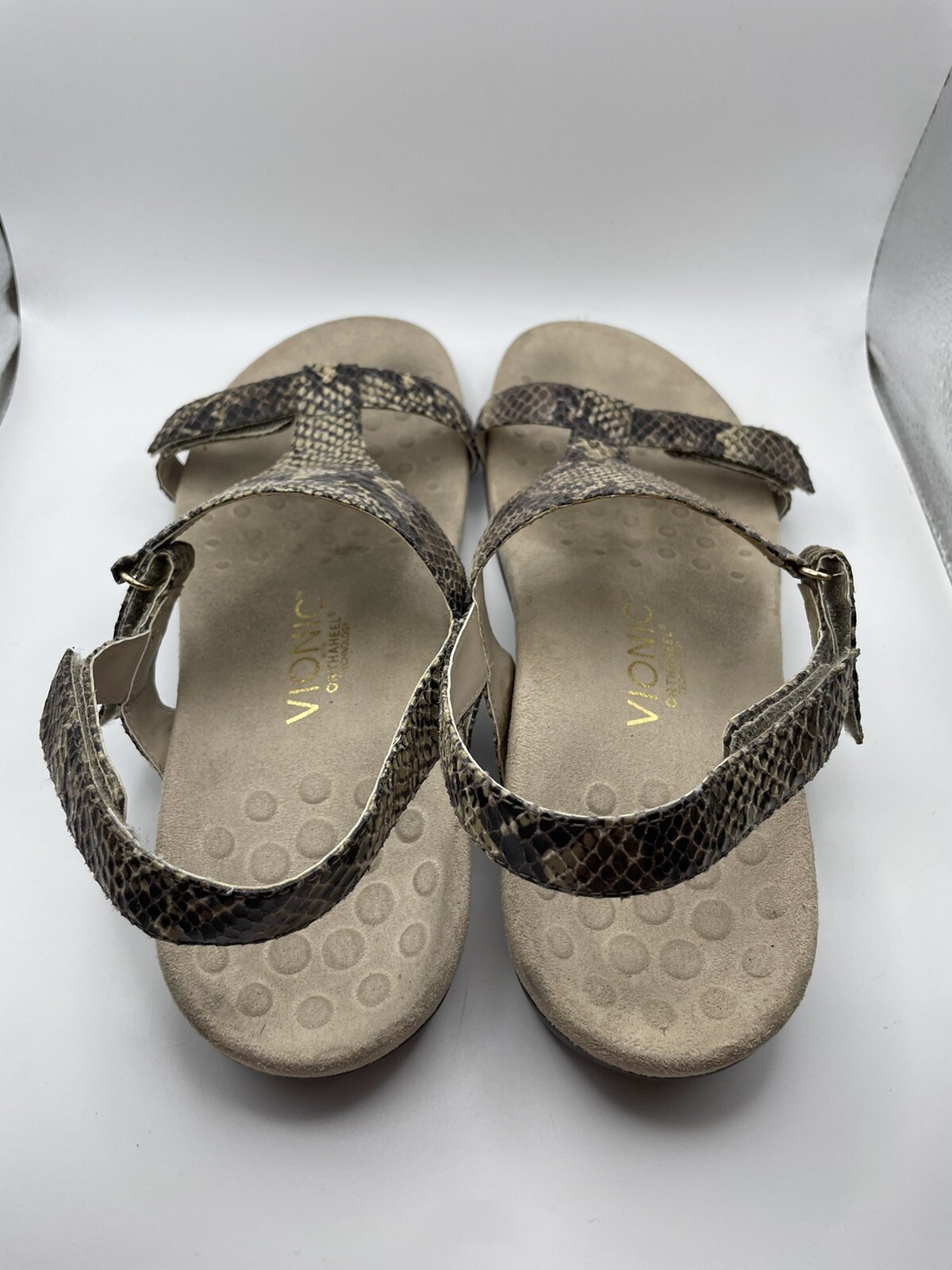 Vionic Giorgina Women's Brown Python PrintLeather… - image 7