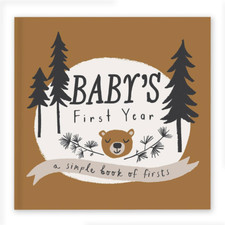 Baby Memory Book, Themed Baby First Year Book, First 5 Years Journal  Photo Alb