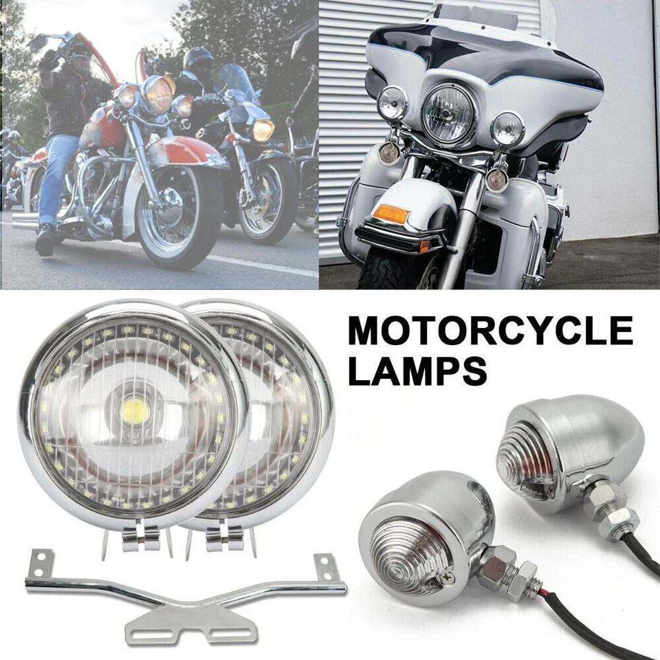 Passing Signals Light Bar For Harley Davidson Softail Standard FXST/Custom FXSTC Foto 2 de 4