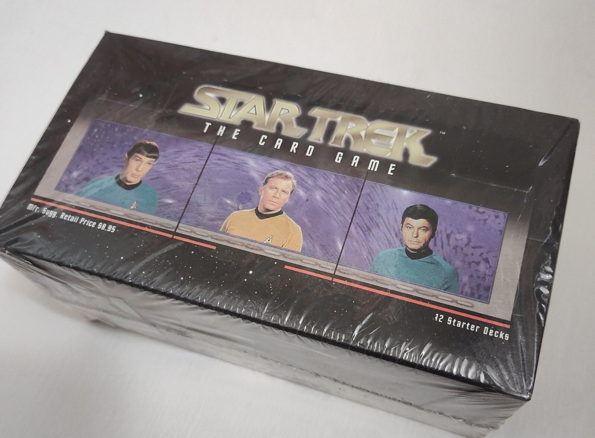 スタートレック　二つセット 1996 STAR TREK The Card Game Starter Deck Set - Factory