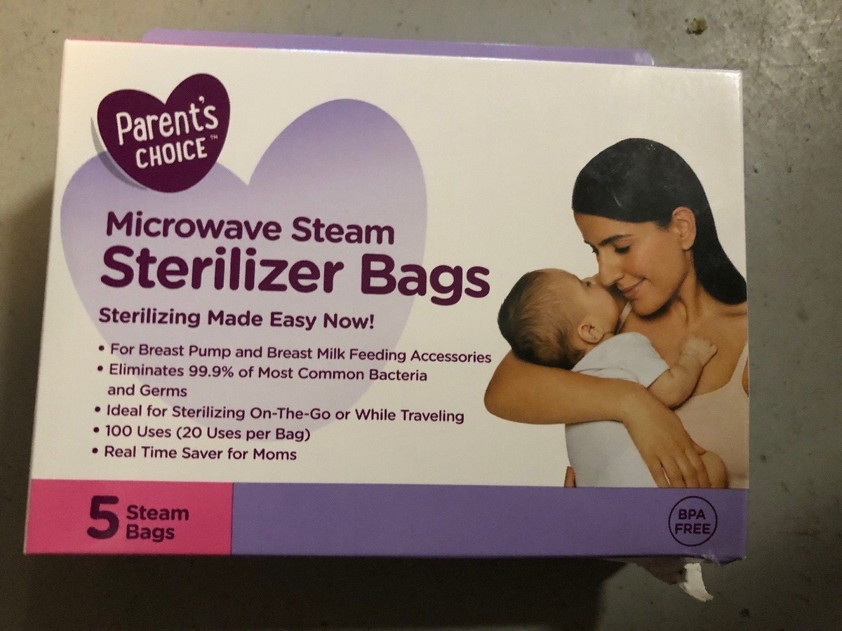 Parents Choice Microwave Steam Sterilizer Bags For Breast Feeding