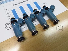4x 820cc Top Feed Fuel Injectors for Subaru: Flow Tested & Cleaned