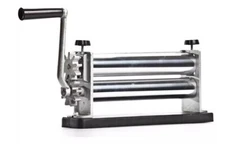 Luxury Pasta Cylinder Nº03 Manual Botini Silver Color/Pizzas, Lasagna, Tortellis