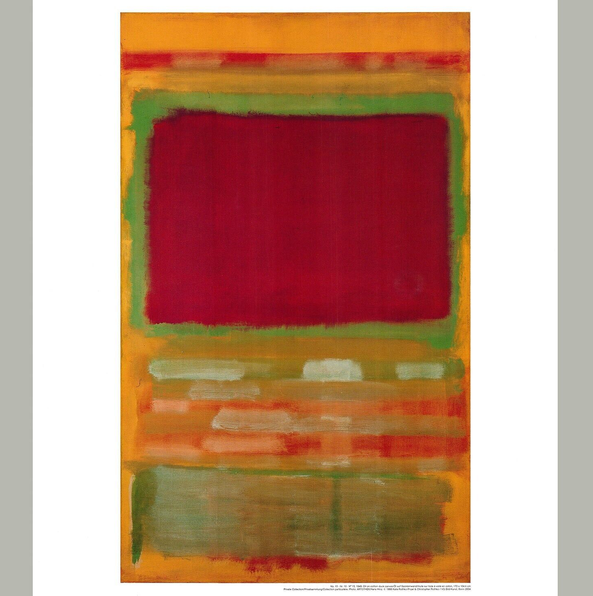 Mark Rothko 15 Mark Rothko Numero 15 Mark Rothko's Recipe For A Work Of Art In 7