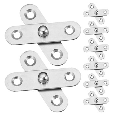 12 Pcs Verstecktes Scharnier Drehen Türscharnierwerkzeug Edelstahlscharniere