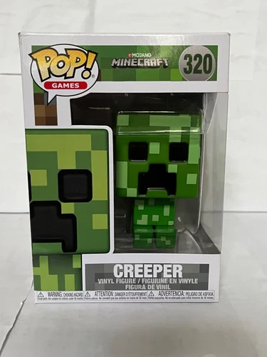 FFunko Pop! Games Vinyl: Minecraft  Creeper Figure with Protector