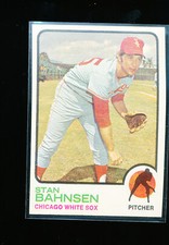 1973 Topps #20 Stan Bahnsen No Gap Variation Nice See Scans