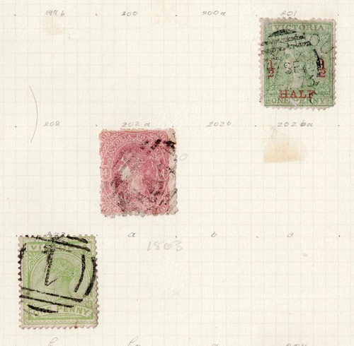 1854-1900c Victoria Collection on Leaves Big Catalogue Value Unchecked - Picture 9 of 17