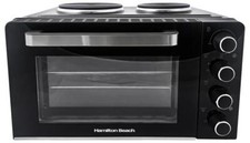 3100W Electric Mini Oven with Dual Hotplates - HB28HDB