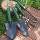 4 Piece Garden Tool Set Heavy Duty, Hand Tools Work No-Slip Grip Trowel Weeder