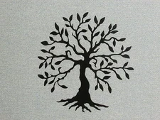 Olive Tree Laser Cut Wood Wall Art Decor 12" Tree of Life 