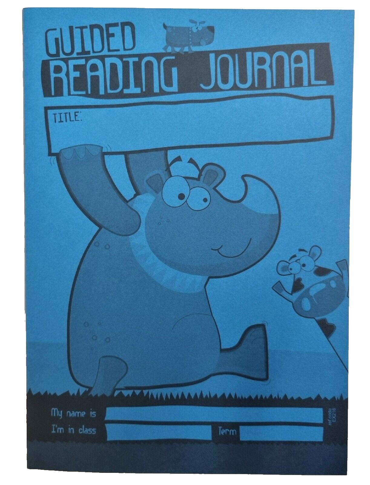 Guided Reading Record Journal Silvine A5 16 Page Blue School EX216 Class Pack 30
