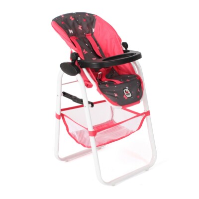 Bayer Chic 2000 Puppen Hochstuhl Butterfly Koralle TOP