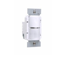 Komercyjny przełącznik ścienny z czujnikiem obłożenia PIR, biały, WPS250-W